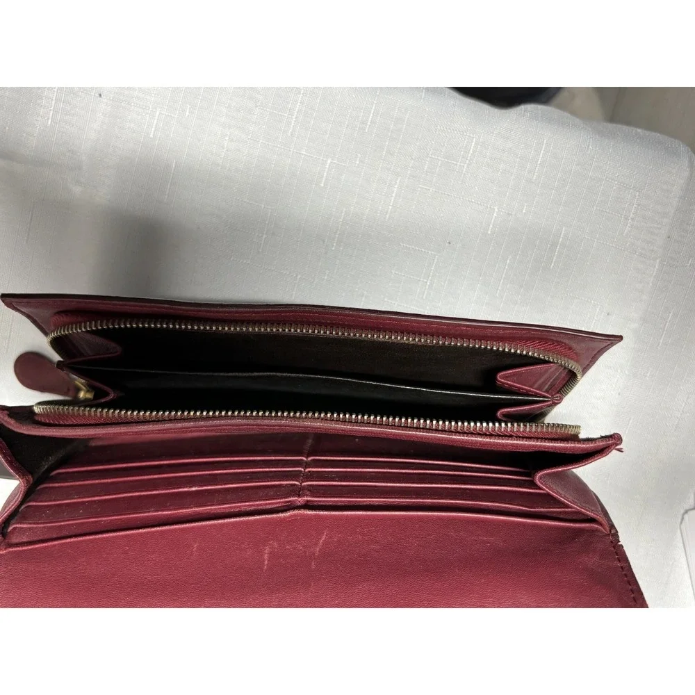 Bottega Veneta Intrecciato Leather Andiamo‎ Clutch Continental Flap Long Wallet